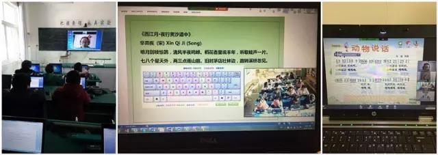 遠程視頻授課場景