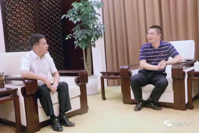 德興市委書記劉瑞英、市長郭峰會見舒騁